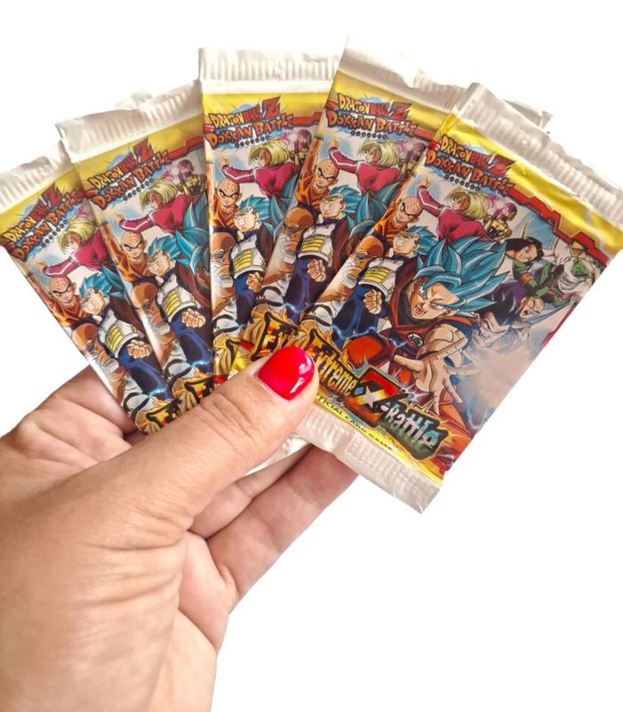 200 Cards Dragon Ball Z Dokk 50 Pacotinhos Com 4 Cartas Cada